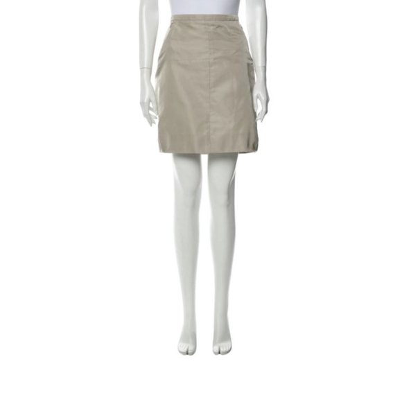 LOUIS VUITTON Silk Mini Skirt Size: MUS8, FR40
